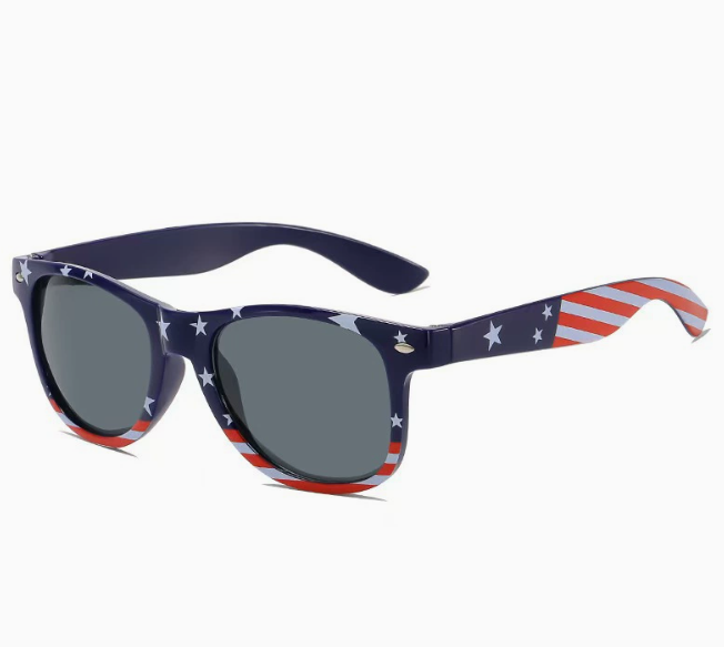 USA Flag Sunglasses with UV Protection